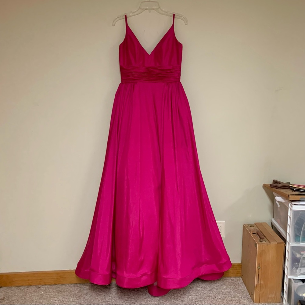 Fuchsia Prom Dress